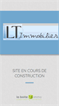 Mobile Screenshot of lt-immobilier.com